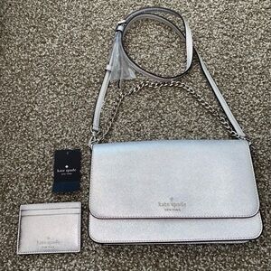 NWT Kate Spade Set Willow Medium Convertible Crossbody & Madison Card Holder